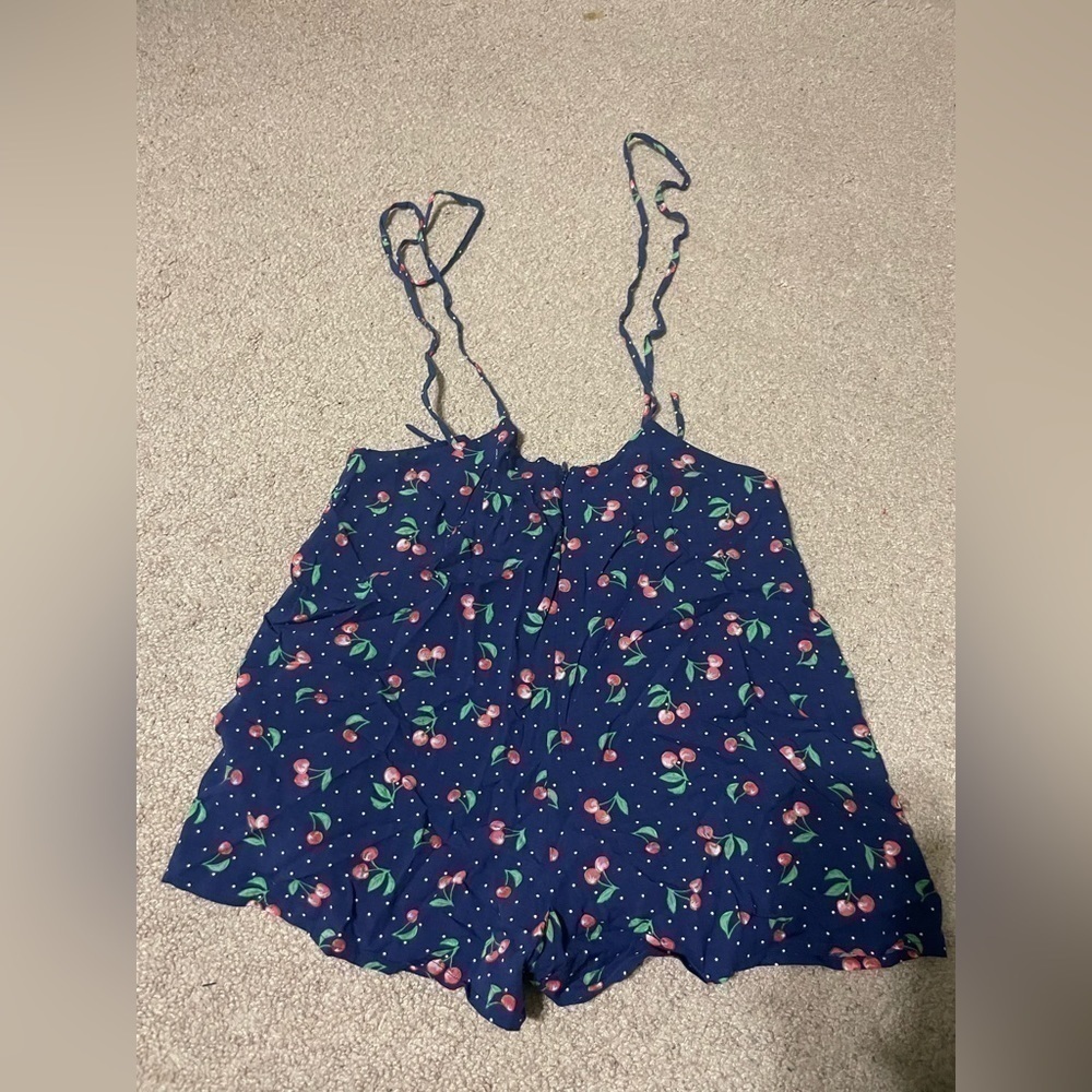 Lucca couture shorts with overall straps size small